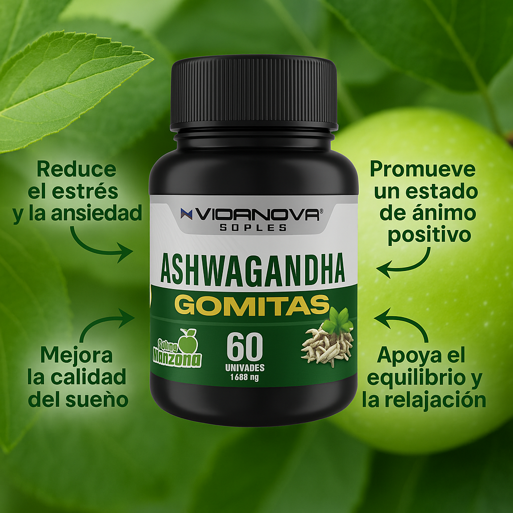 Ashwagandha Gomitas - Reduce Estrés
