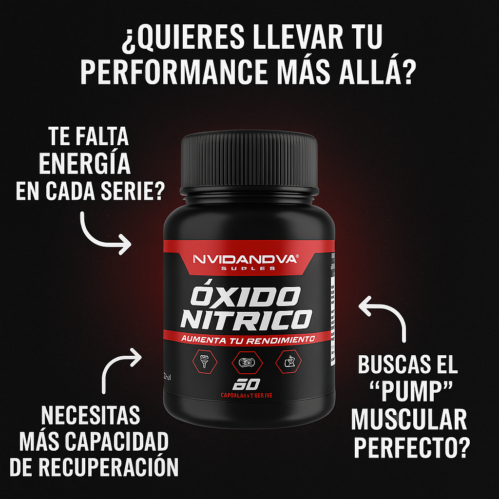 OXIDO NITRICO 1000MG 60 CAPS